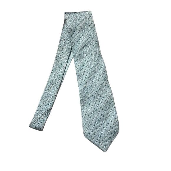 John Bartlett Men's Silk Tie Geometric Pattern Multicolor Designer - Picture 1 of 5